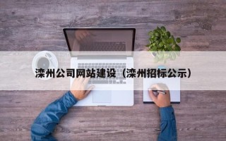 南安滦州公司网站建设（滦州招标公示）